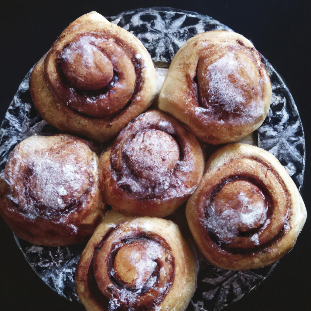 A mouthwatering image of Chef Sven's famous Swedish Cinnamon Buns.