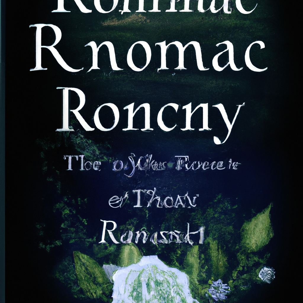 A beautiful image of a classic romance novel cover with an elegant design and captivating title.