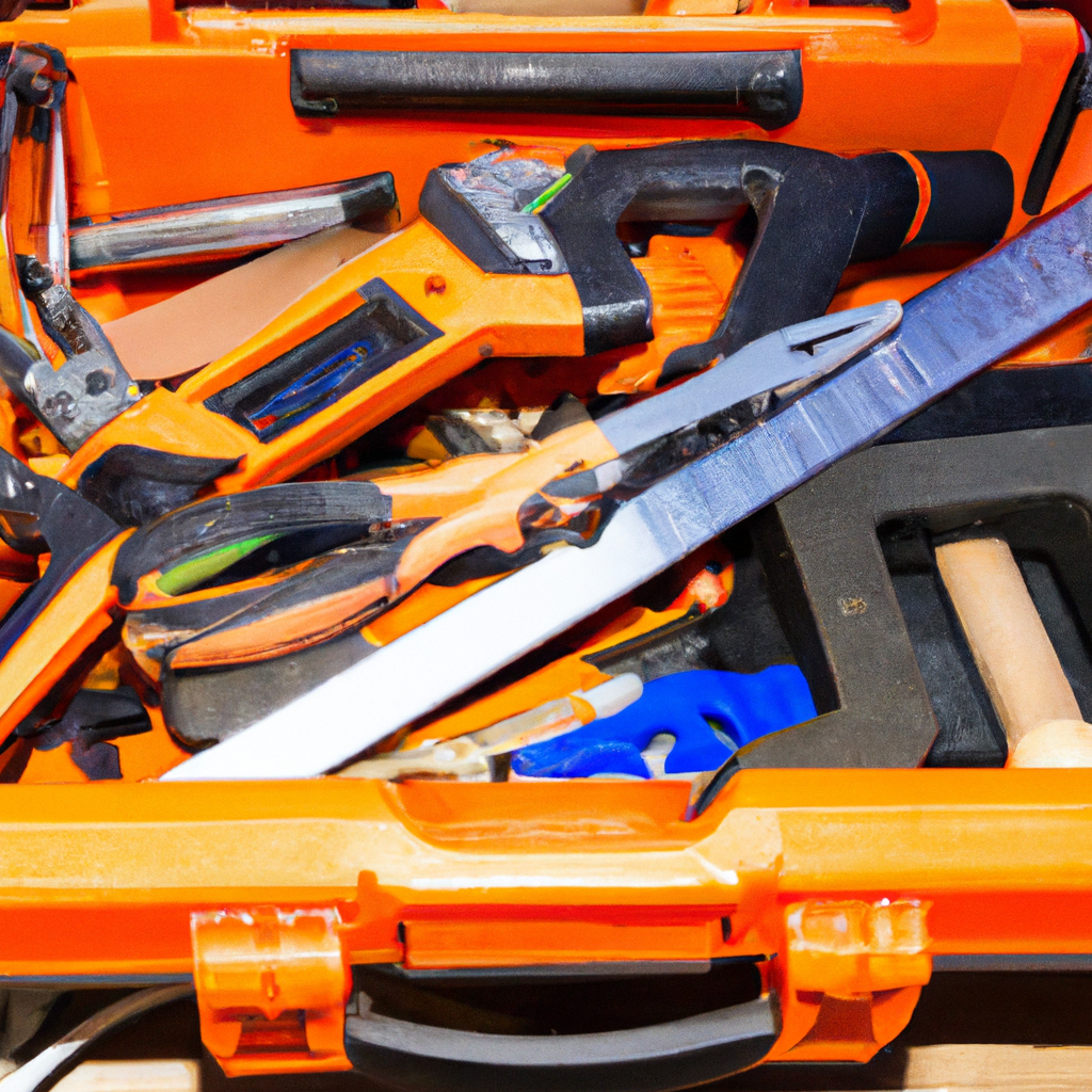 A toolbox filled with essential tools for every DIY enthusiast.
