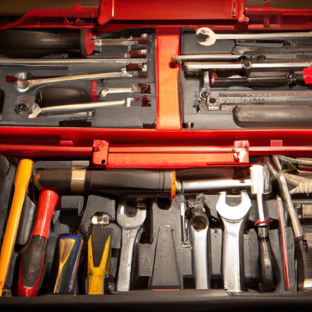 A visually appealing image of a toolbox with various tools inside.